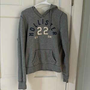 Hollister Gray Classic Athletic Sweatshirt